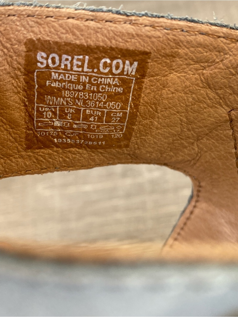 SOREL Nadia Blue Elastic Slingback Block Heel Sandals Women’s Size 10 - Picture 11 of 14